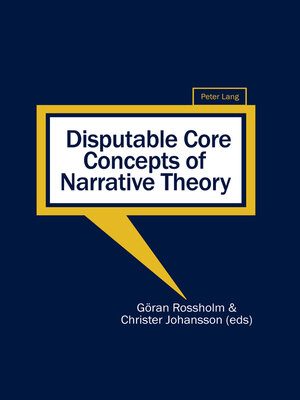 cover image of Disputable Core Concepts of Narrative Theory